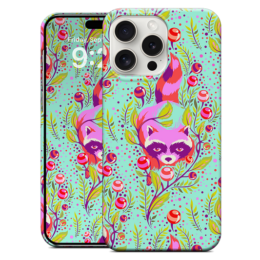 Raccoon Poppy iPhone Case