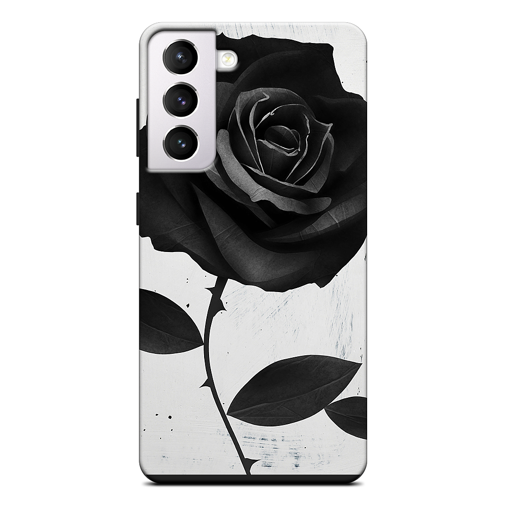 Fabric Rose Samsung Case