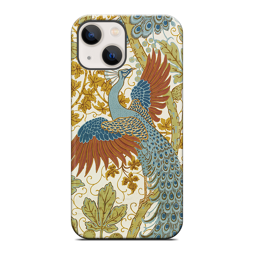 Fig and Peacock iPhone Case