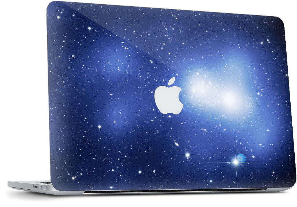 Galaxy Cluster Blue MacBook Skin