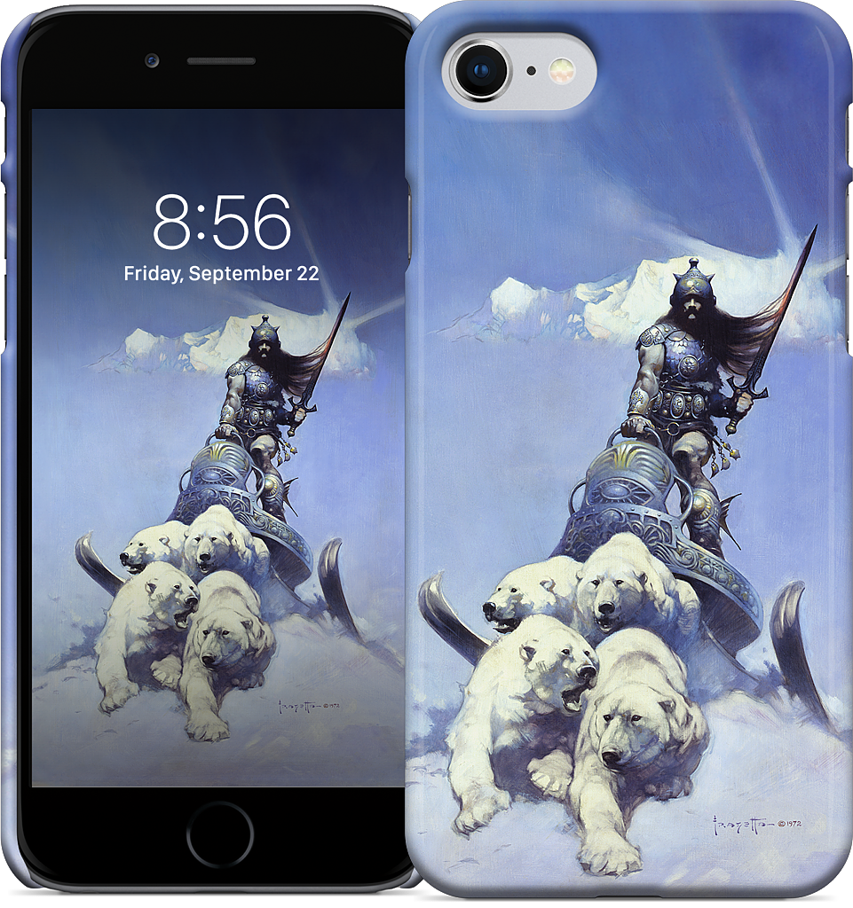 Silver Warrior iPhone Case