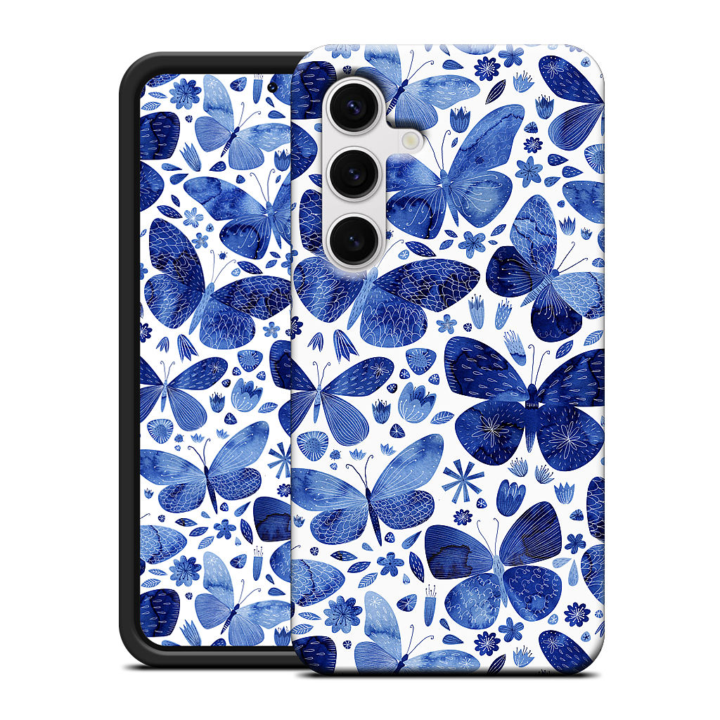 Blue Butterflies Samsung Case