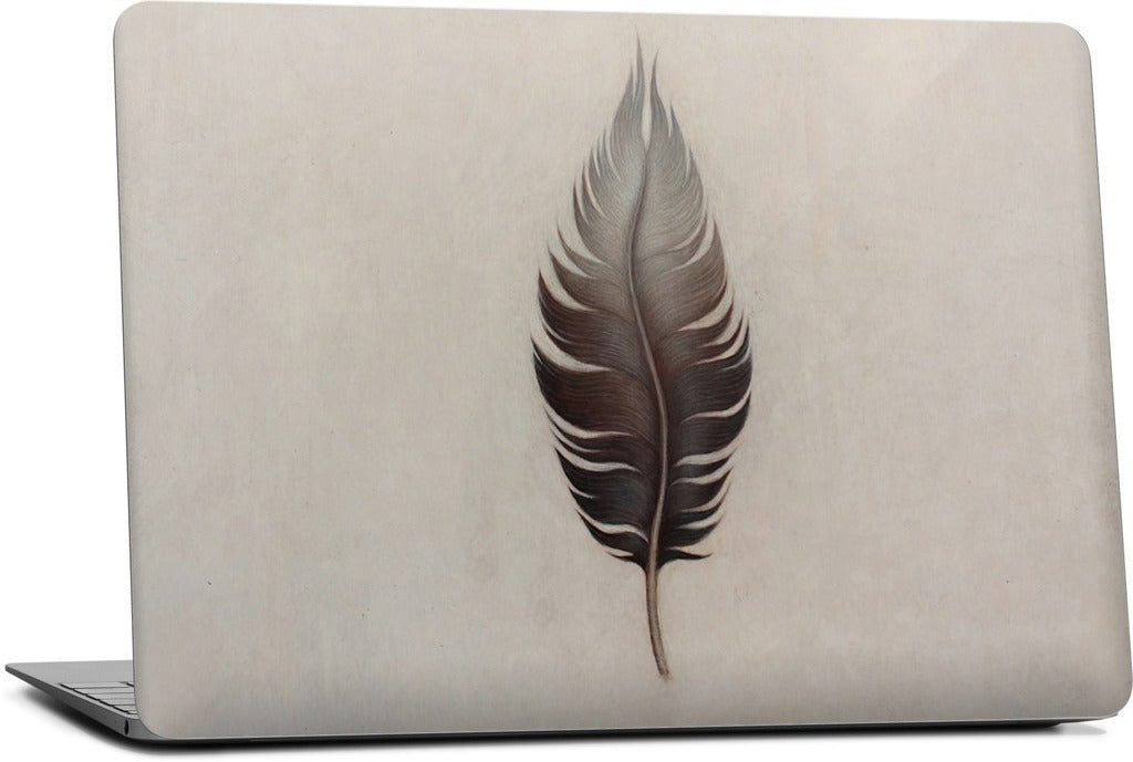 Thought Feather MacBook Skin