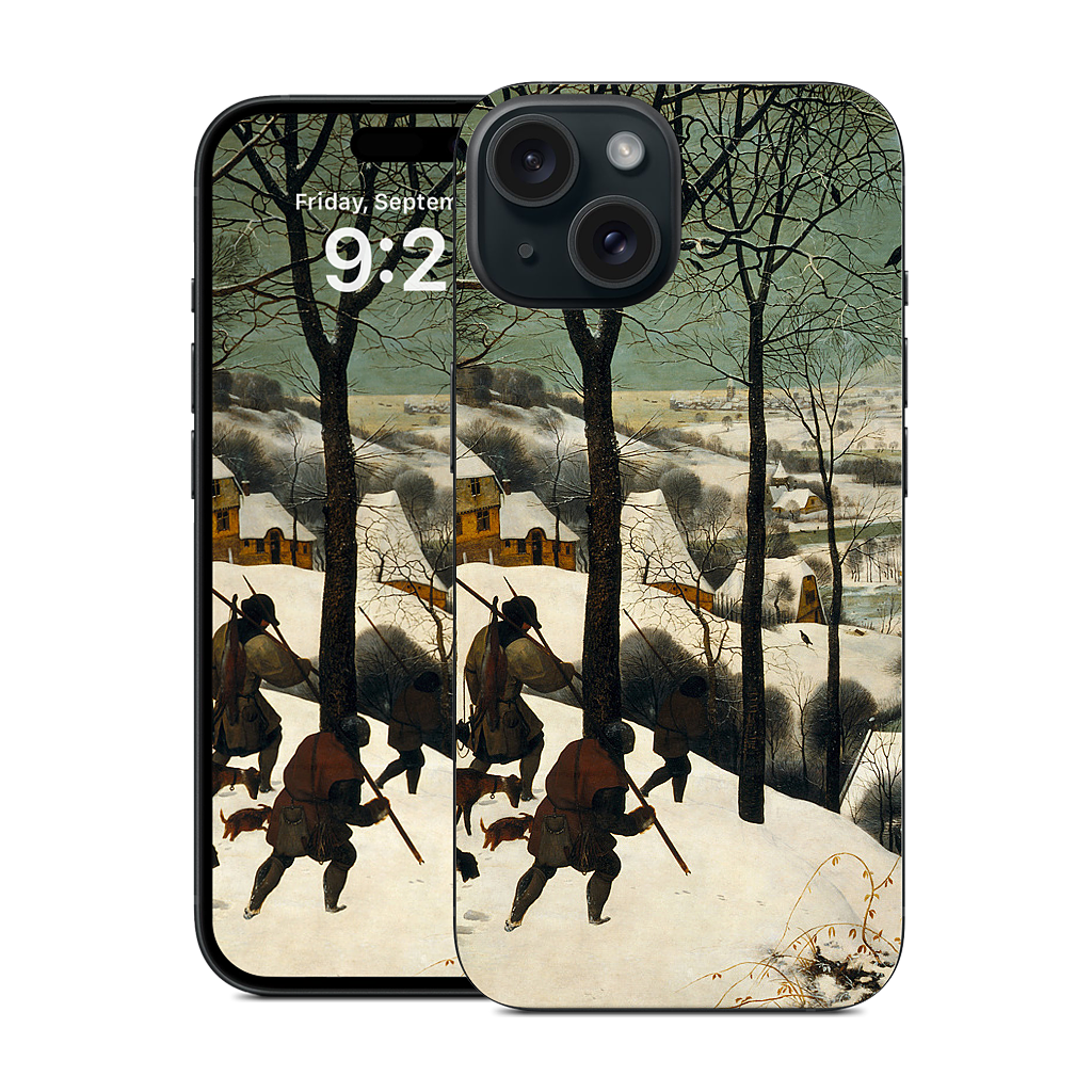 Hunters in the Snow iPhone Skin