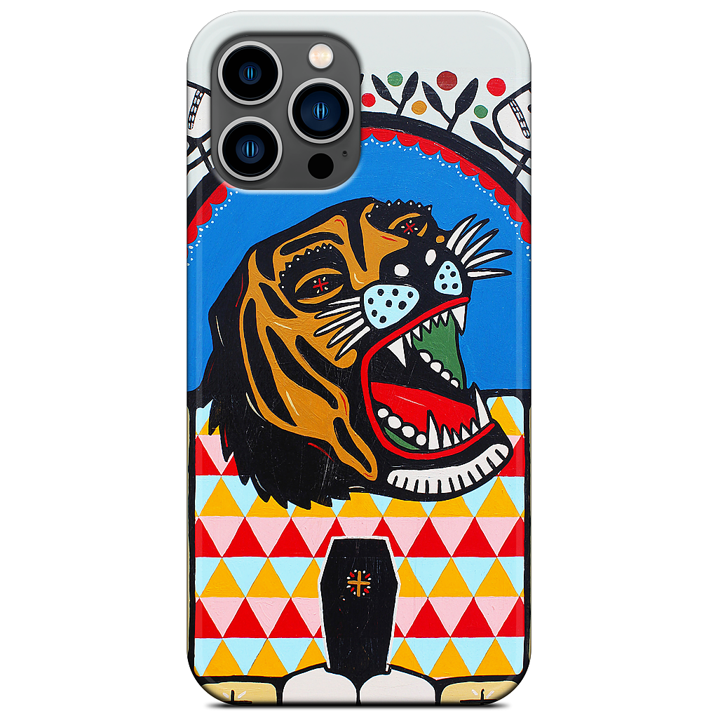Tiger Coffin iPhone Case