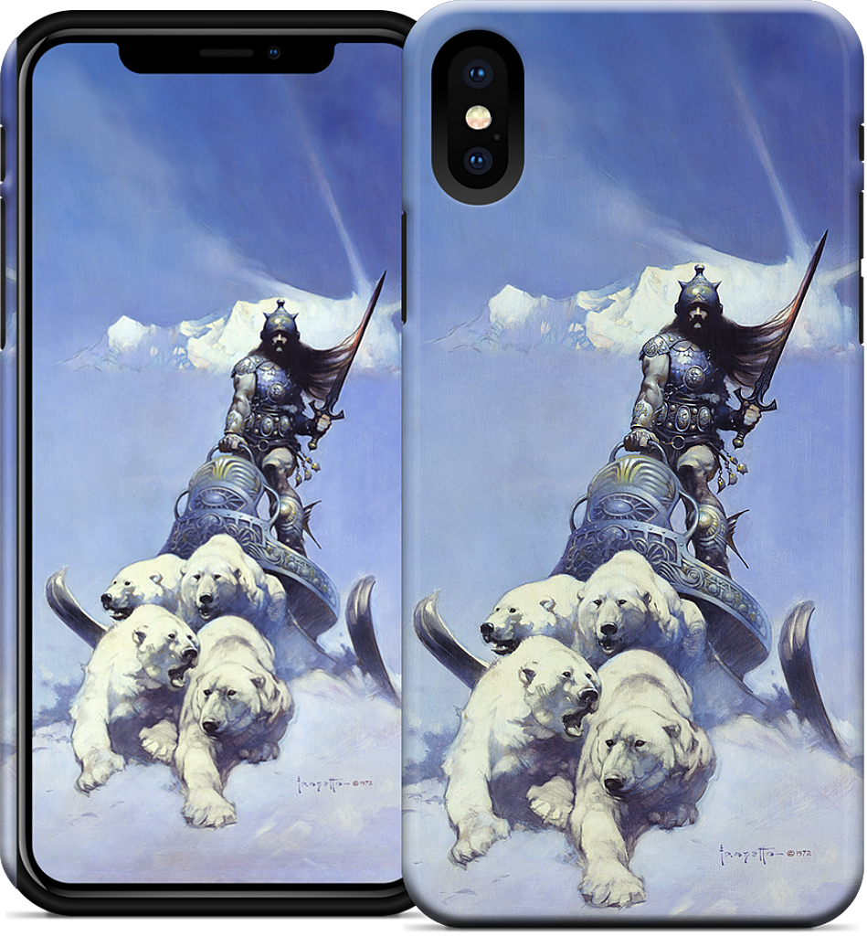 Silver Warrior iPhone Case
