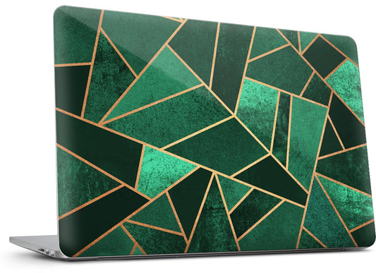 Emerald and Copper MacBook Skin