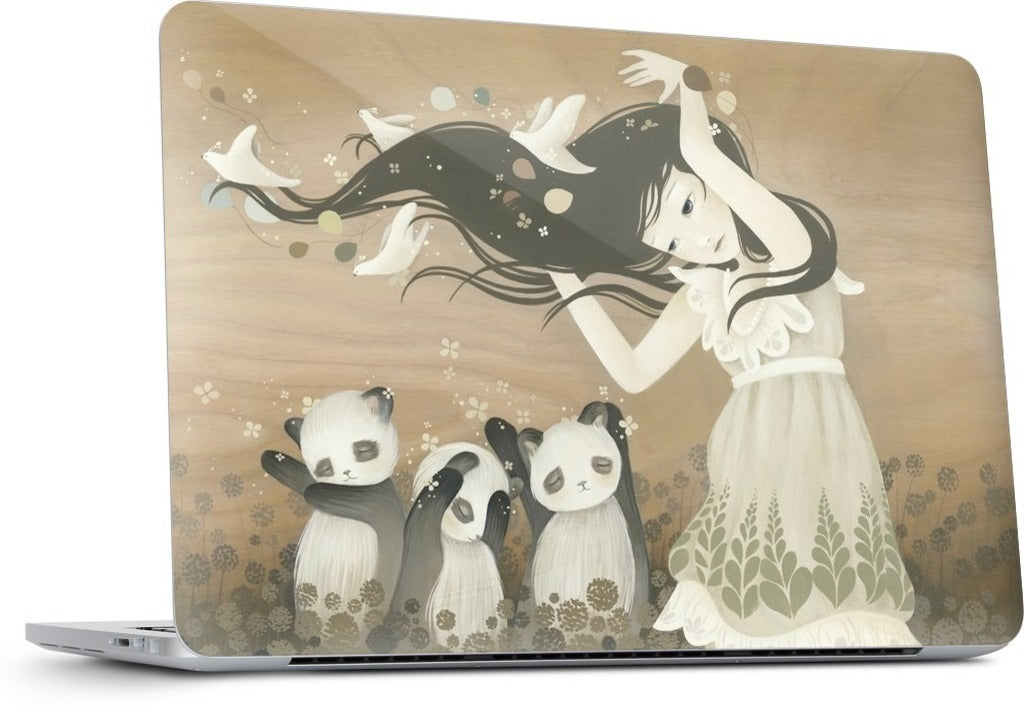 Leave The Hair And Go Free MacBook Skin
