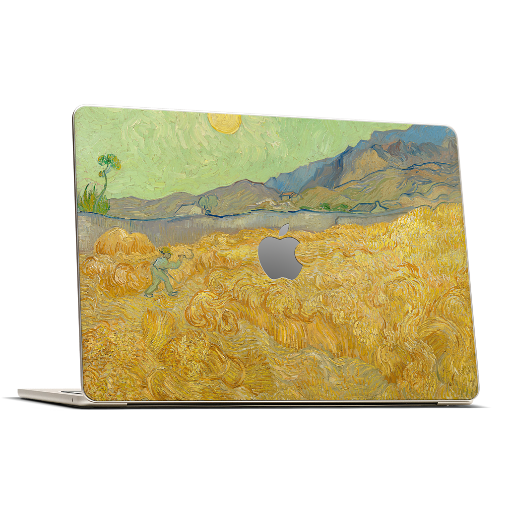 Wheatfield with a Reaper MacBook Skin