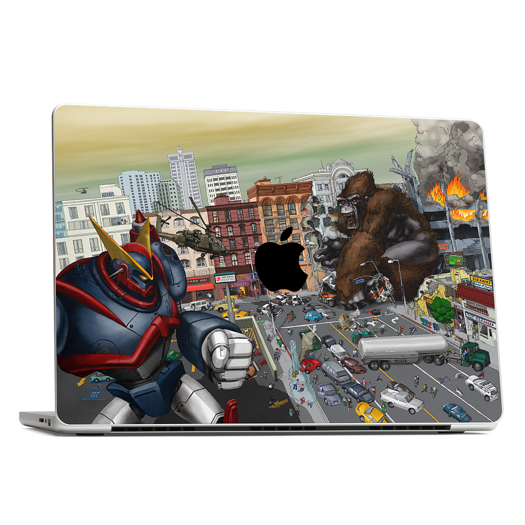 War Of The Monsters MacBook Skin
