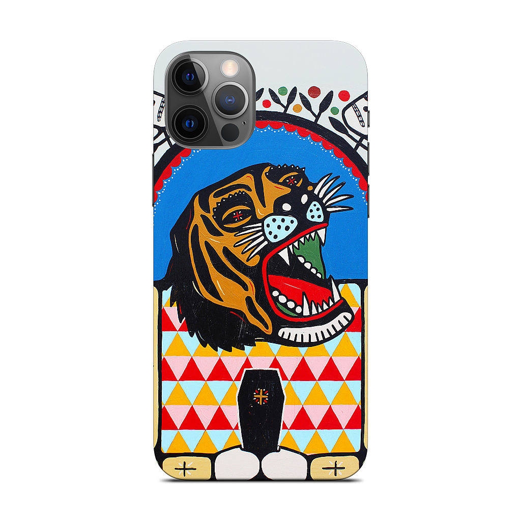 Tiger Coffin iPhone Skin