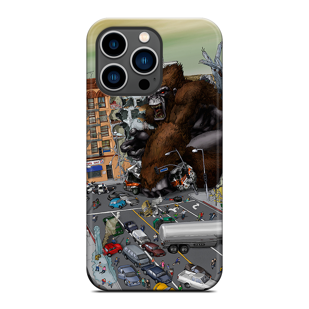 War Of The Monsters iPhone Case