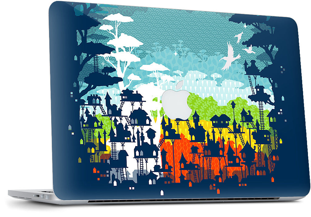 Rainforest City MacBook Skin
