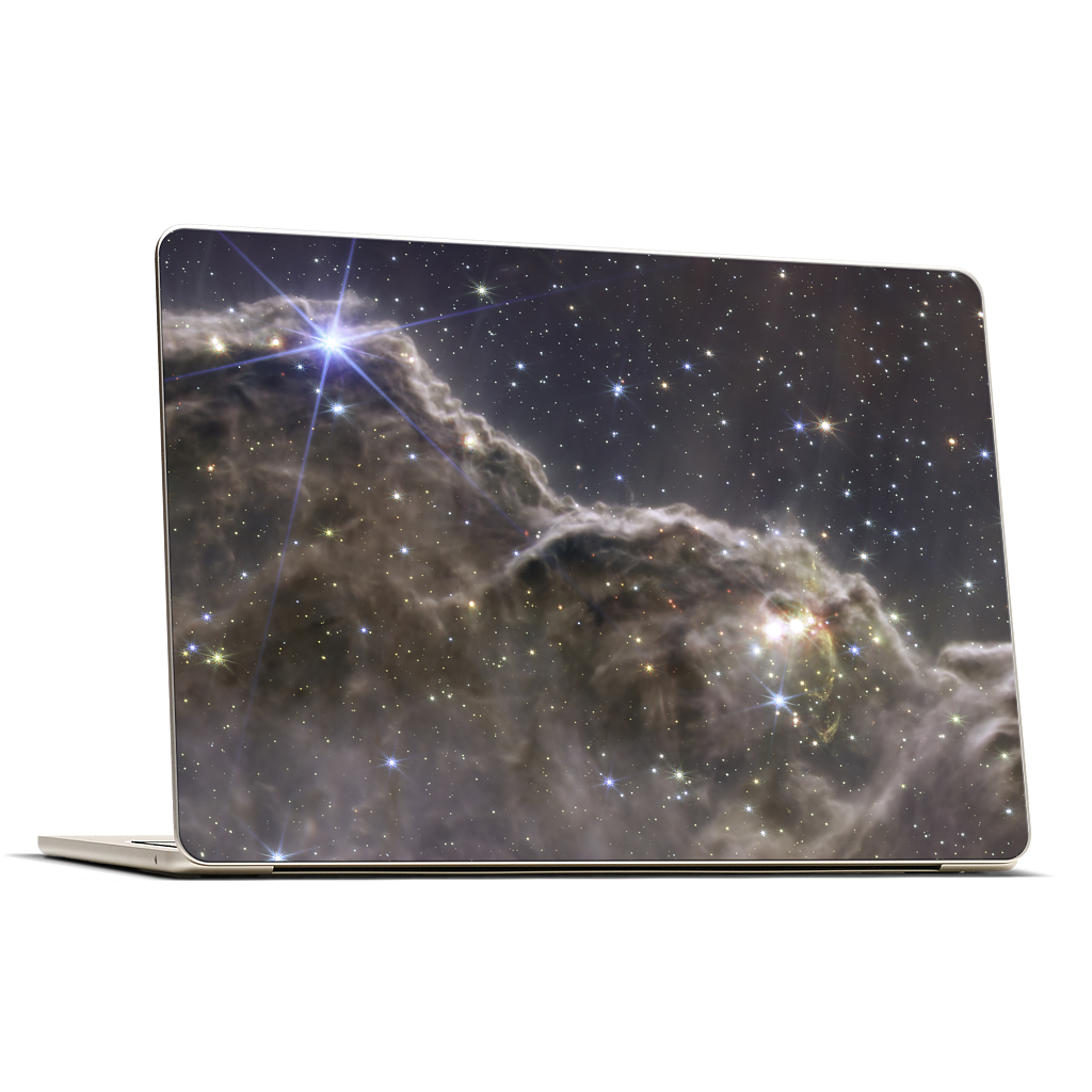 Cosmic Cliffs of Carina (MIRI and NIRCam Image) MacBook Skin