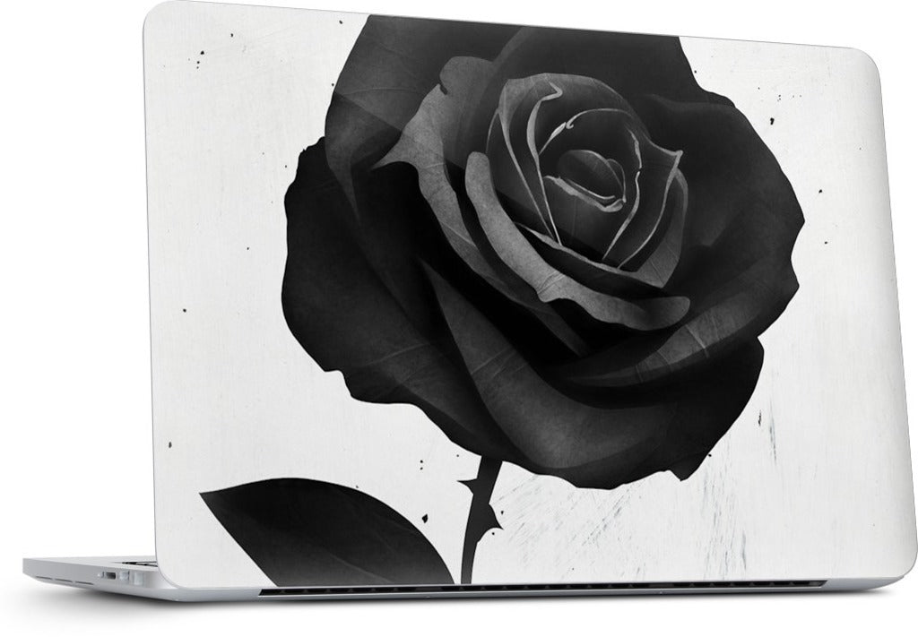 Fabric Rose MacBook Skin