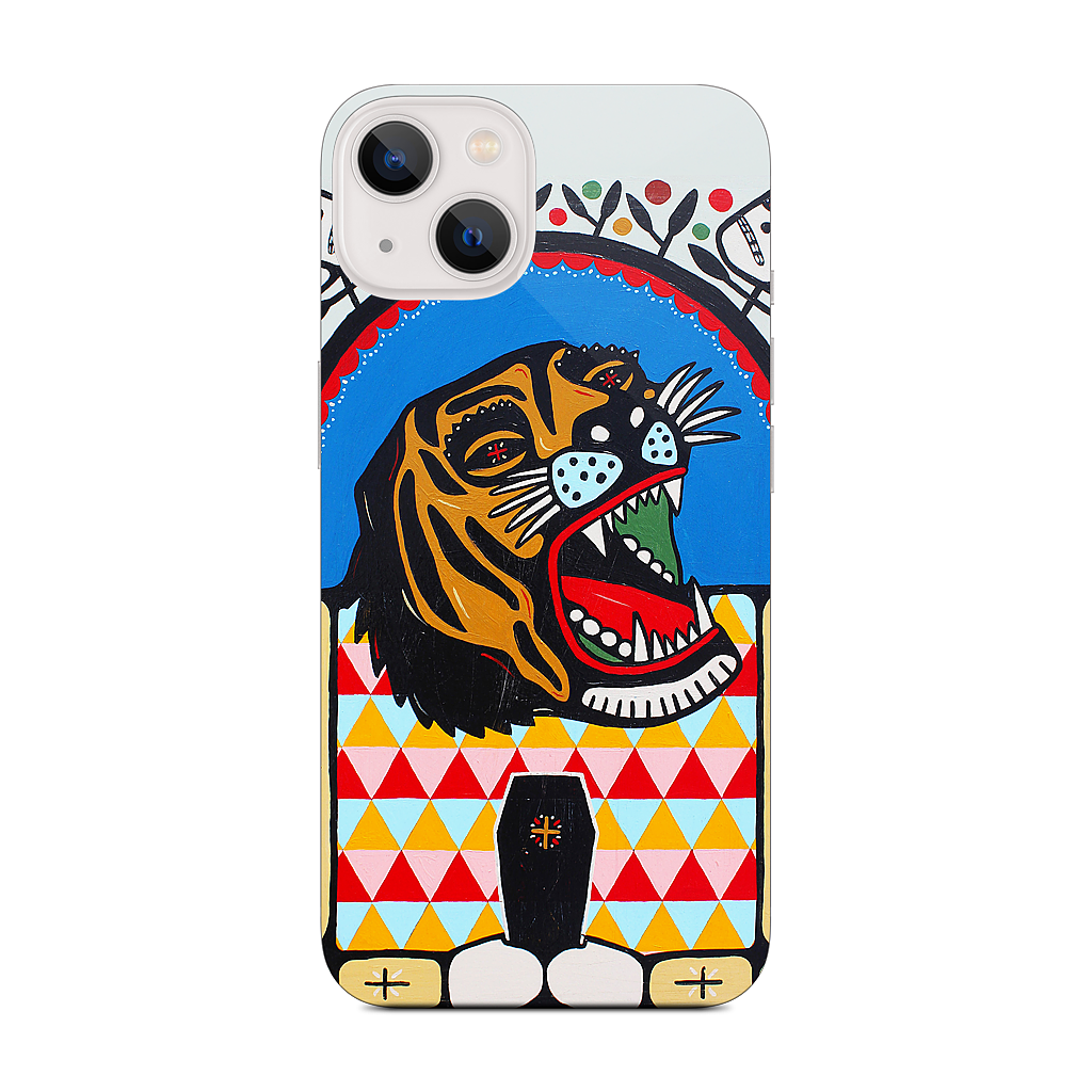 Tiger Coffin iPhone Skin