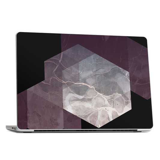 Marble Geometry MacBook Skin