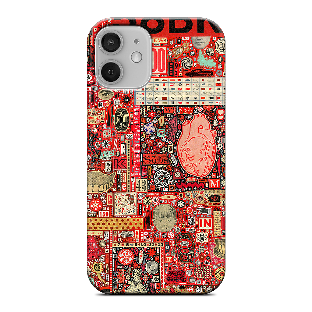 Big Numbers - Heart and Teeth iPhone Case