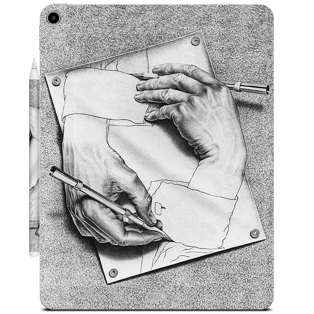 Drawing Hands iPad Skin