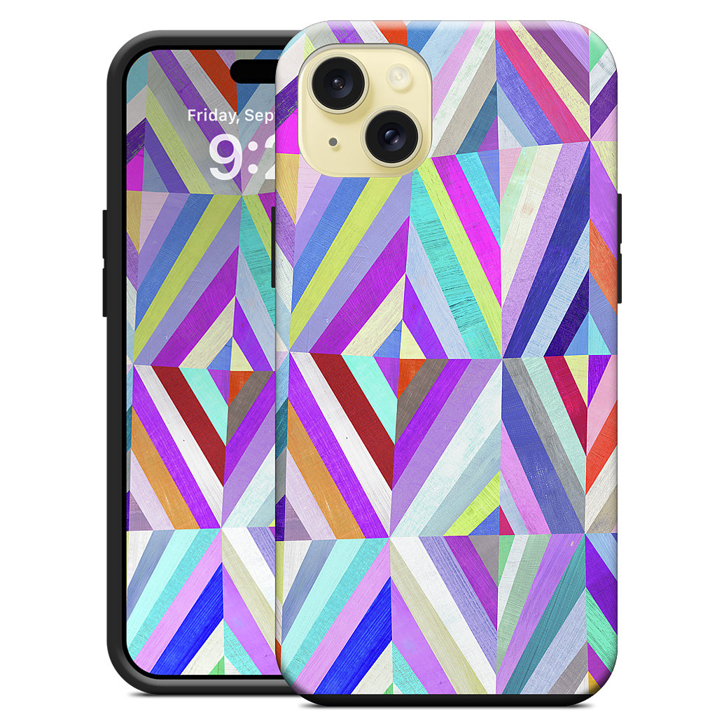 Purple Diamonds iPhone Case