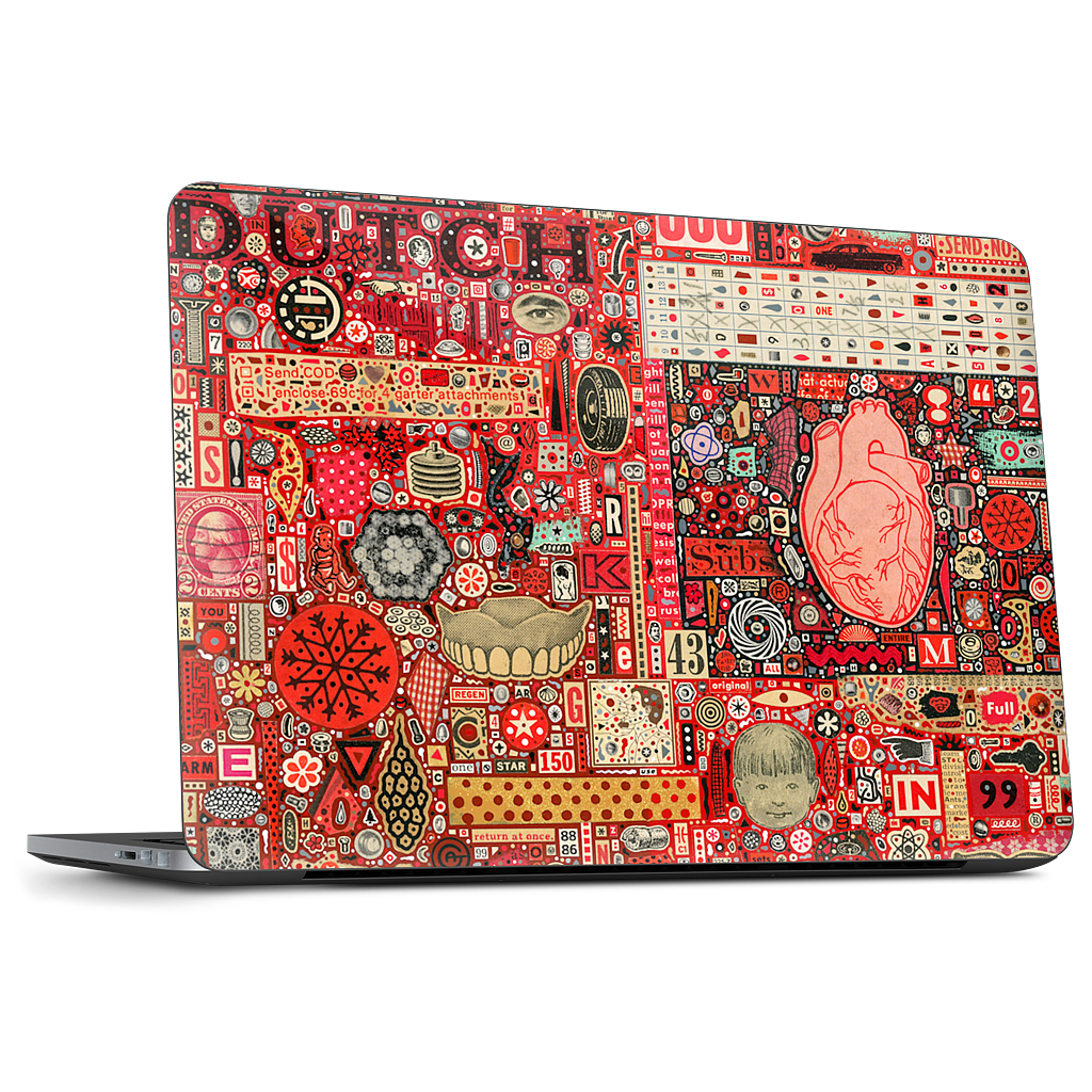 Big Numbers - Heart and Teeth Dell Laptop Skin