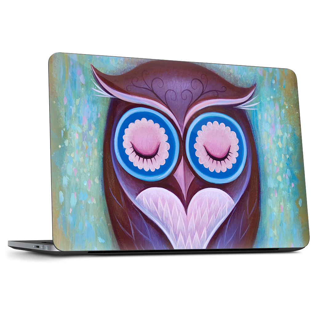 Sleepy Owl Dell Laptop Skin