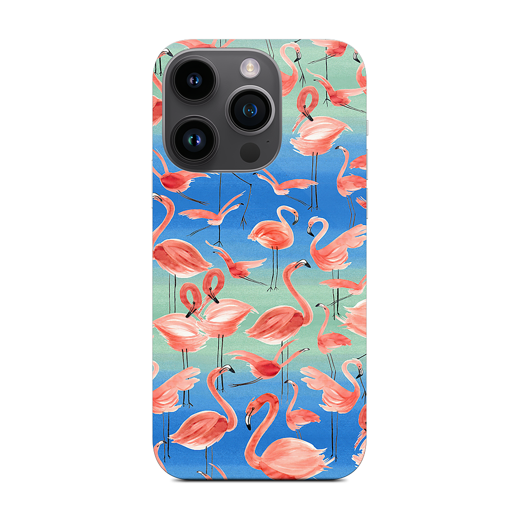Flamingos iPhone Skin