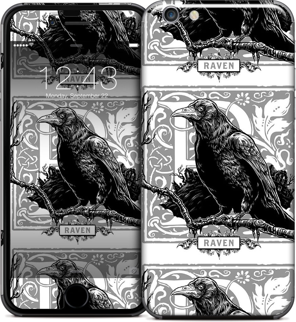 R Is For Raven iPhone Skin