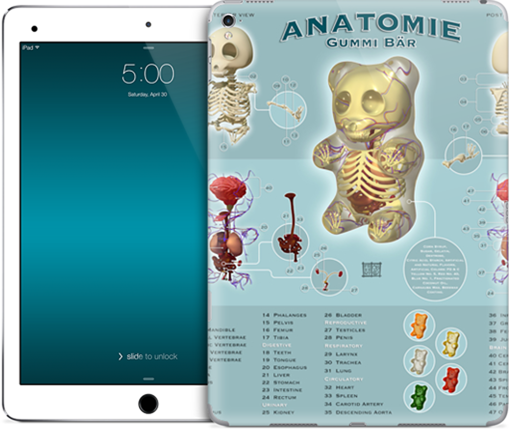 Gummi Anatomie iPad Skin