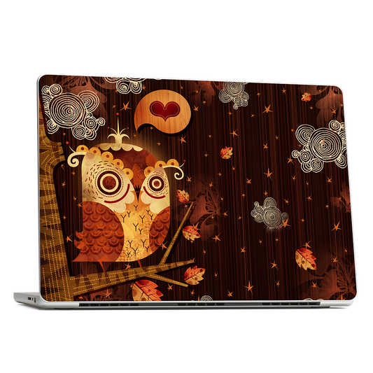 The Enamored Owl MacBook Skin