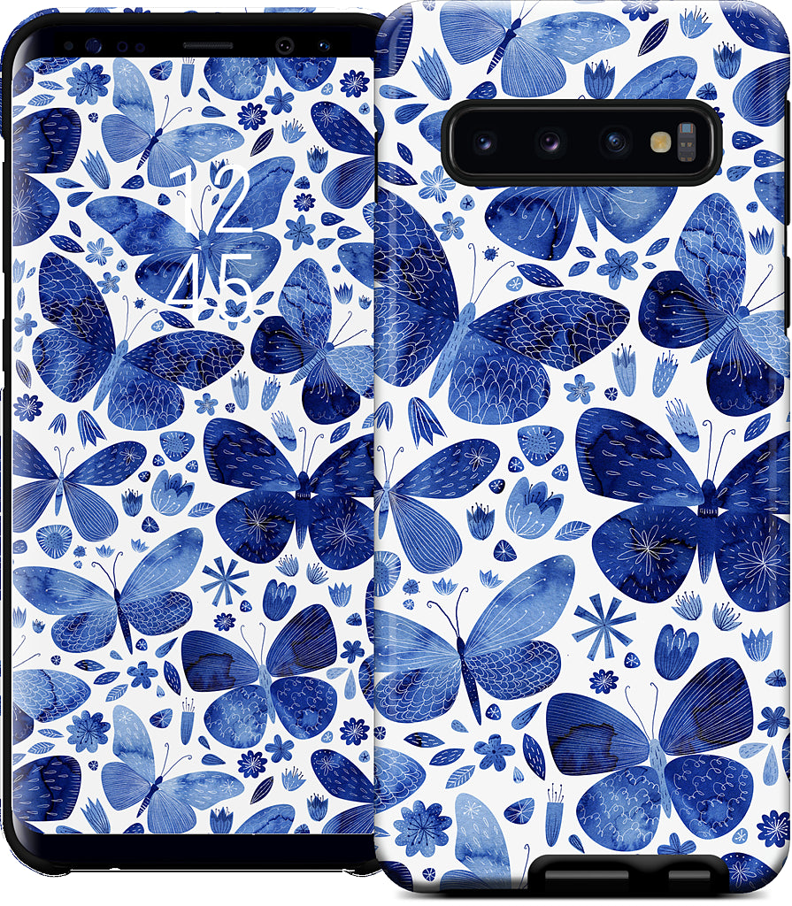 Blue Butterflies Samsung Case
