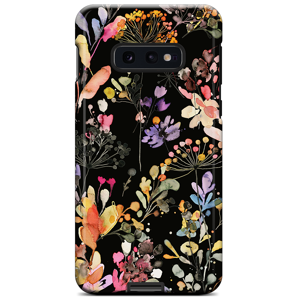 Wild Grasses (Black) Samsung Case