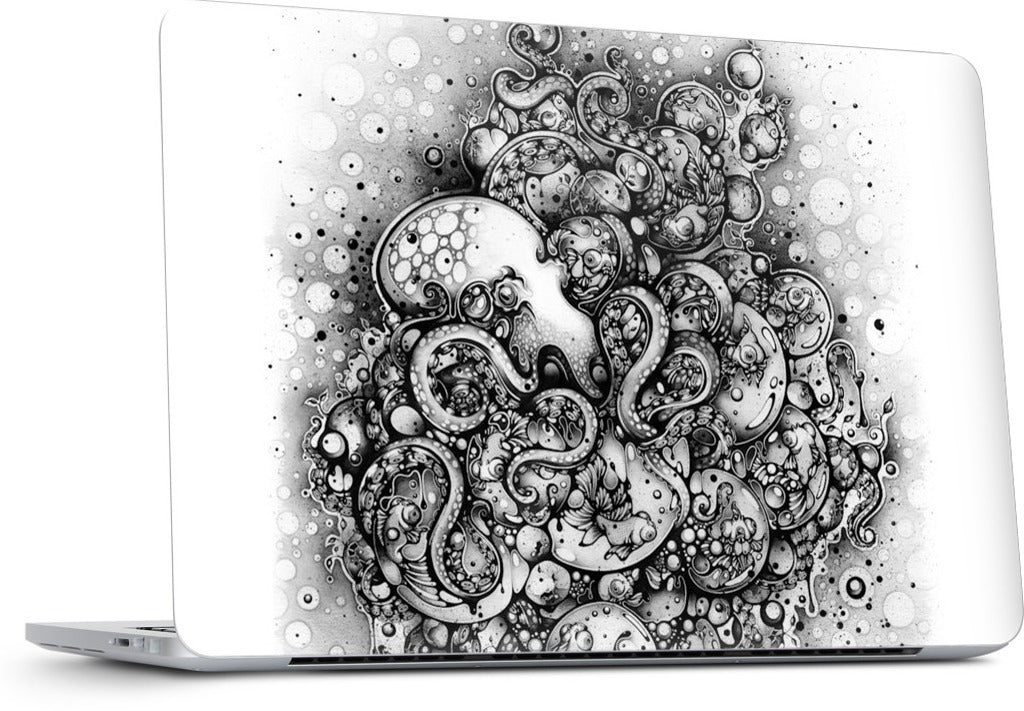 A Curious Embrace MacBook Skin