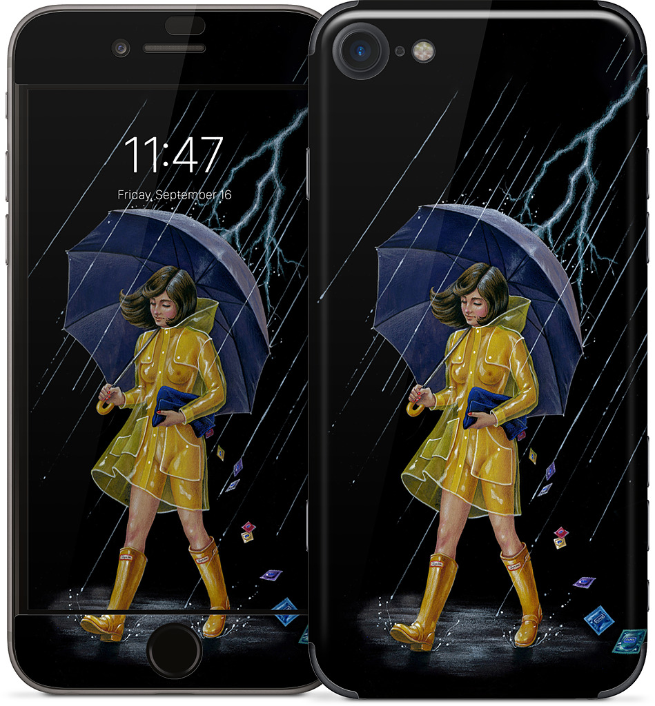 When It Rains It Pours iPhone Skin