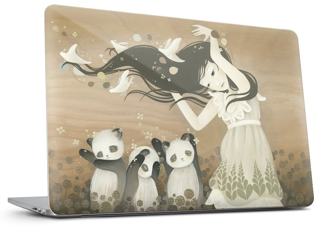 Leave The Hair And Go Free MacBook Skin