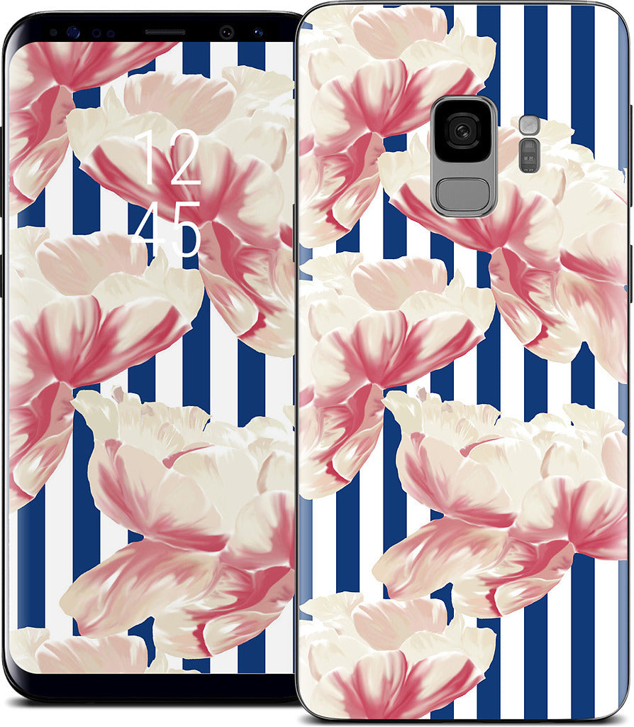 Stripe Floral Samsung Skin