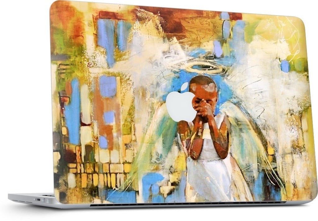 Shy Angel MacBook Skin