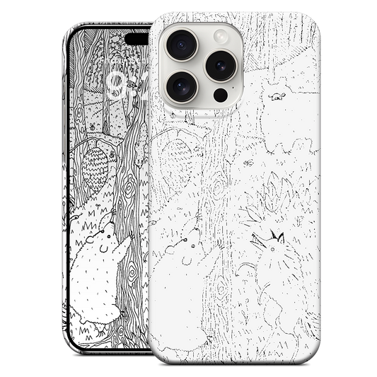 Diurnal Animals of the Forest iPhone Case