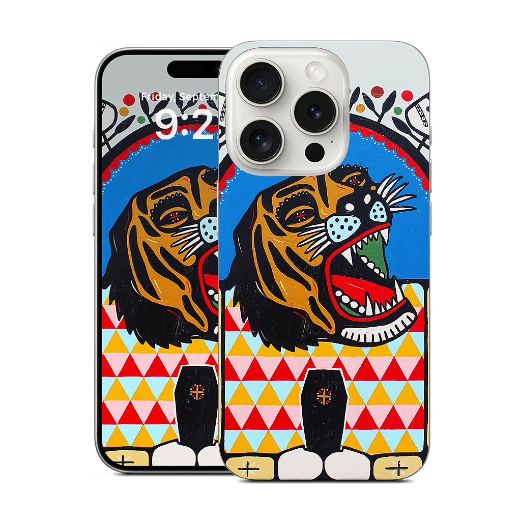 Tiger Coffin iPhone Skin