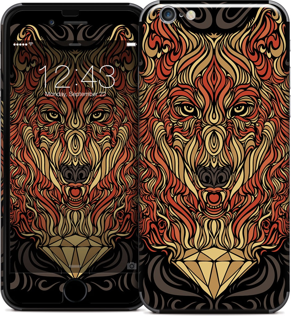 The Lone Wolf iPhone Skin