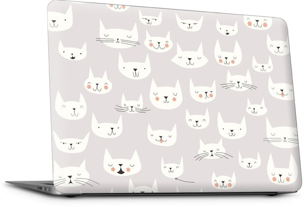 Cat Faces MacBook Skin