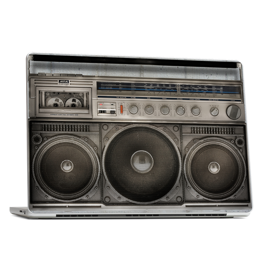 Boombox MacBook Skin