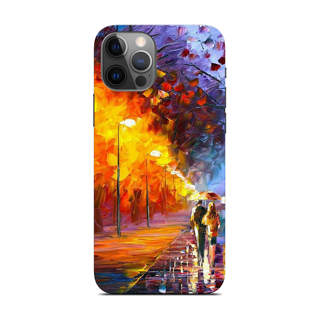 ALLEY BY THE LAKE by Leonid Afremov iPhone Skin