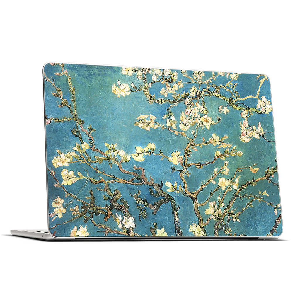 Almond Branches in Bloom MacBook Skin
