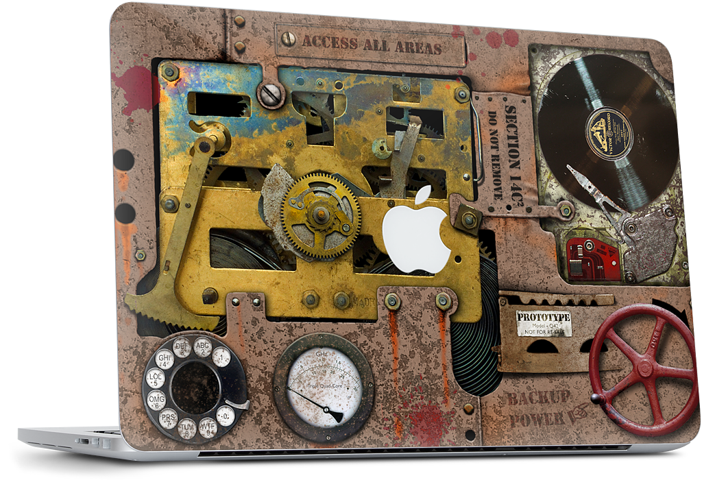 Steampunk MacBook Skin