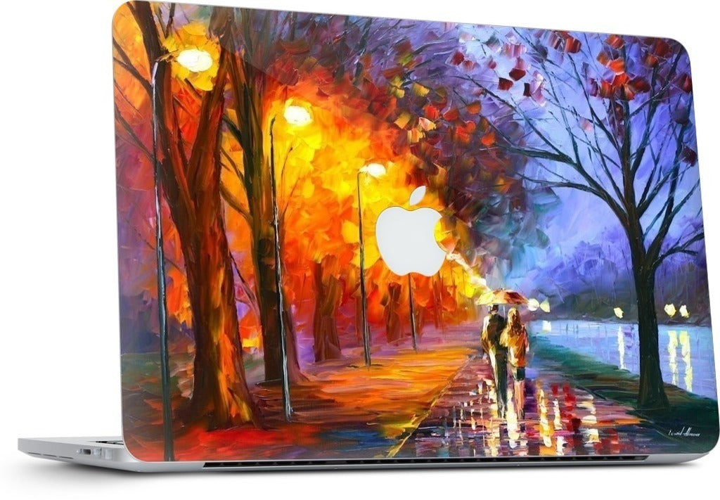 ALLEY BY THE LAKE by Leonid Afremov MacBook Skin