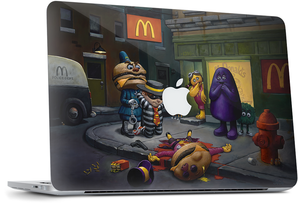 McCheese Gets Greased MacBook Skin