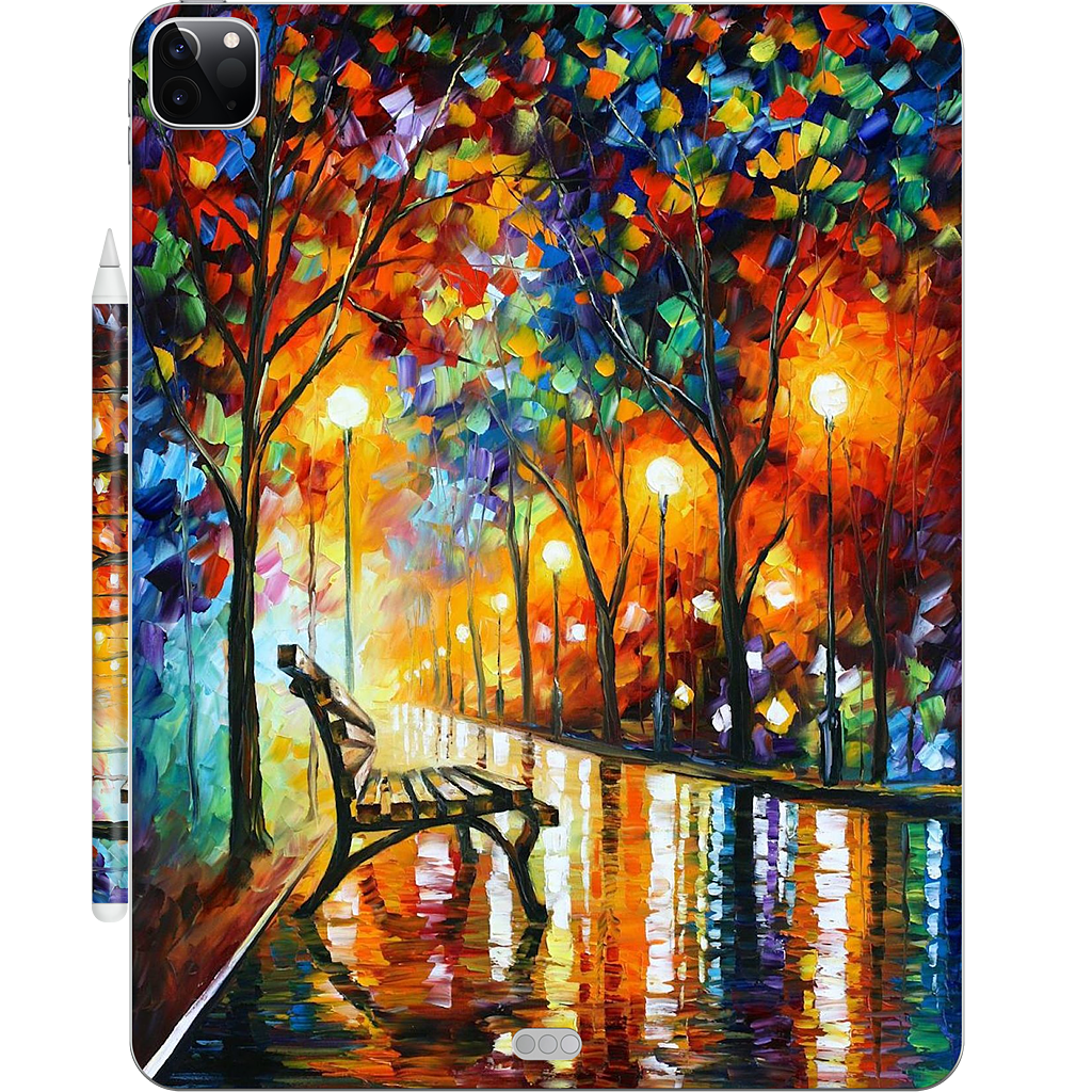 THE LONELINESS OF AUTUMN by Leonid Afremov iPad Skin