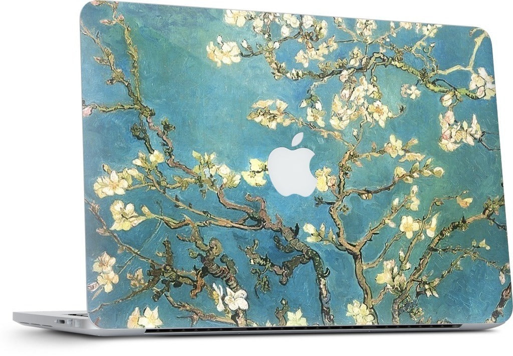 Almond Branches in Bloom MacBook Skin