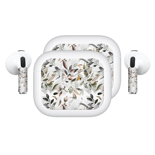 Watercolor Leaves Green AirPods